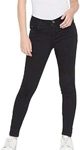 Women's Denim Stretchable Slim Fit Black Jeans