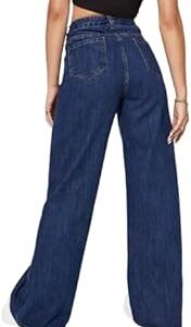 Stretchable Slim Fit Dark Blue Color Mid Rise Jeans for Women's (24, Dark Blue)