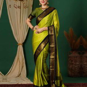 Green Kanjivaram Silk Woven Saree
