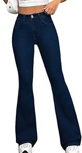 Women's Bootcut High Rise Regular Length Denim Jeans