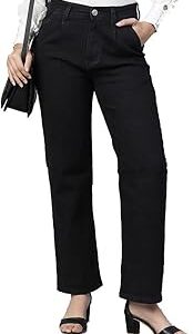 Women's Straight Fit High Rise Jeans