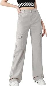 Women's Jeans & Pants - High Waist, Baggy, Cargo, Bootcut, Bell Bottom | Cargo beggy Jeans for Women