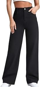 Women High Waist Stretchable Baggy Oversized Loose Fit Casual Wear Denim Jeans for Women - Comes in Sizes (Black, Dark & Light Blue, Grey, White & Khaki - 26-38)