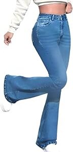 Jeans for Women || Bootcut Jeans for Women || High Waist Jeans for Women || Flared Jeans for Women High Waist || Wide Leg Jeans Women || Bell Bottom Jeans for Women
