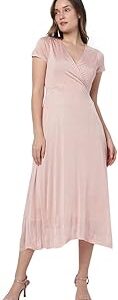 Women's Midi Viscose A-Line Dress