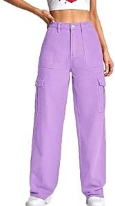Denim: Trendy 6-Pocket Jeans for Women and Girls' Fashion (Multicolor).