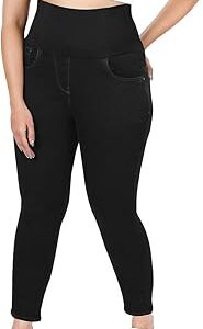 Women Stretchable High Waist Regular Fit Shapewear Denim Jeans