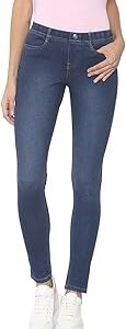 Women Blue Mid Rise Cotton Premium Denim Jegging - XL