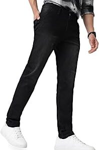 Men's Regular Fit Washed Jeans Stretchable