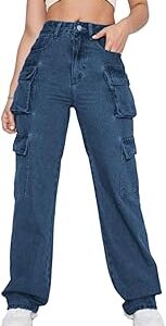 Women Cargo || Women,s Cargos-Pants || Women's Denim Cargo's Pants || Cargo,s for Woman || Oversized-Jeans for Woman's || Loose Jeans Pant for Woman,s