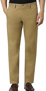 Men's Regular Fit Mid Rise Pants
