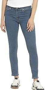 Women's 711 Skinny Mid Rise Blue Jeans