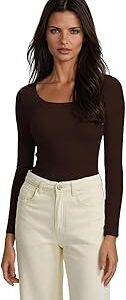 Women's Slim Fit Long Sleeve Ribbed T-Shirt Stylish||Comfortable