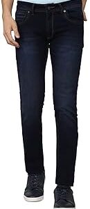 Men's Slim Fit Mid Rise Jeans