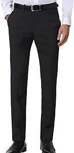 Men's Regular Fit Mid Rise Pants