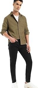Men's 512 Slim Tapered Fit Mid Rise Black Jeans