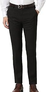 Men's Regular Fit Mid Rise Pants