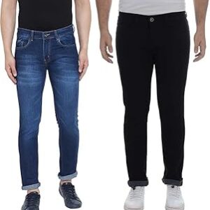 Men's Regular Fit Mid Rise Jeans