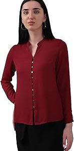 Women's 100% Polyester Regular Fit Shirt