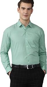 Men's Cotton Solid Regular Fit Shirt