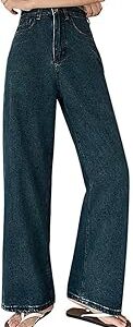 High Rise Denim Lycra Jeans | Straight Fit Ankle-Length Design with Body Shaping Fabric