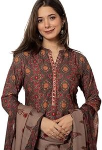 Women's Rayon Blend Floral Straight Printed Kurta Pant With Dupatta | kurta sets for woman