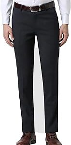 Men Mid Rise Work Regular Fit Utility Pants
