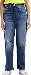 Women's High Rise Ribcage Straight Fit Jeans