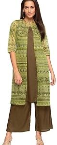 Women's synthetic straight Salwar Suit Set