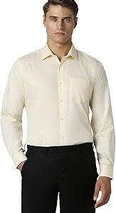 Men's Cotton Solid Regular Fit Shirt