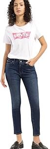 Women's 711 Skinny Mid Rise Blue Jeans
