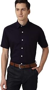 Men's Cotton Solid Regular Fit Shirt