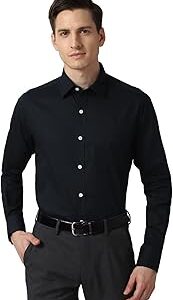 Men's Cotton Solid Regular Fit Shirt