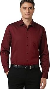 Men's Cotton Solid Regular Fit Shirt