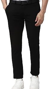 Men's Slim Fit Mid Rise Trouser