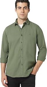 Men's Solid Regular Fit Shirt