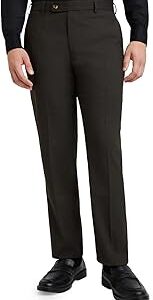 Men's Regular Fit Mid Rise Trouser