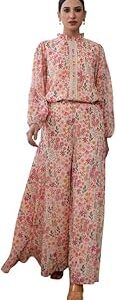 Women's Georgette Floral Regular Co-ord Set