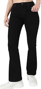 High Rise Womens Boot Cut Jeans