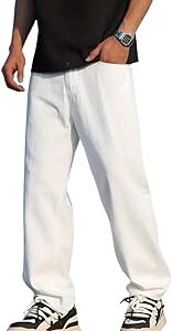 Men's Loose Mid Rise Jeans