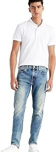 Men's Tapered Fit Mid Rise Jeans