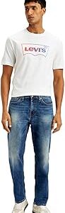 Men's Tapered Fit Mid Rise Jeans