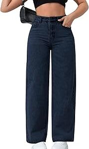 Women High Rise Denim Solid Regular Fit Jeans