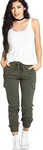 Girls/Women Cargo Joggers in Pure Thick Hosiery Soft Cottonfor a Relaxed Feel/Multipurpose in Their use for Athletic, Casual, Everyday wear and Suitable for All Seasons