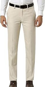 Mid Rise Solid Formal Trouser for Men|Slim Fit |Plain Formal Pants |Flexible Waistband |Stretchable Pants |