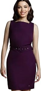 Women's Fit and Flare Mid-Thigh Length Dress