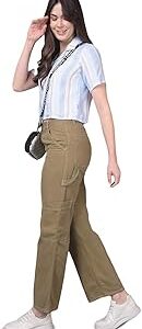 Women's Brown Cargo Jeans ()