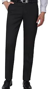 Men's Mid Rise Slim Casual Pants