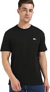 Men's Solid Regular Fit T-Shirt
