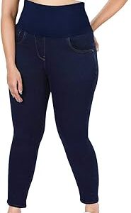 Women Stretchable High Waist Regular Fit Shapewear Denim Jeans